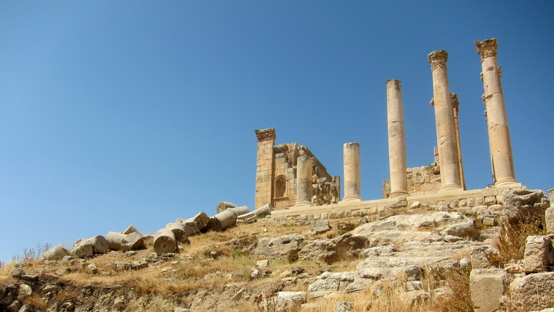 Columns and Stones at Jerash