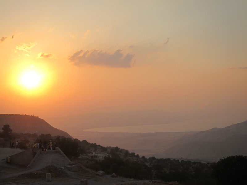 Sunset at Umm Qais