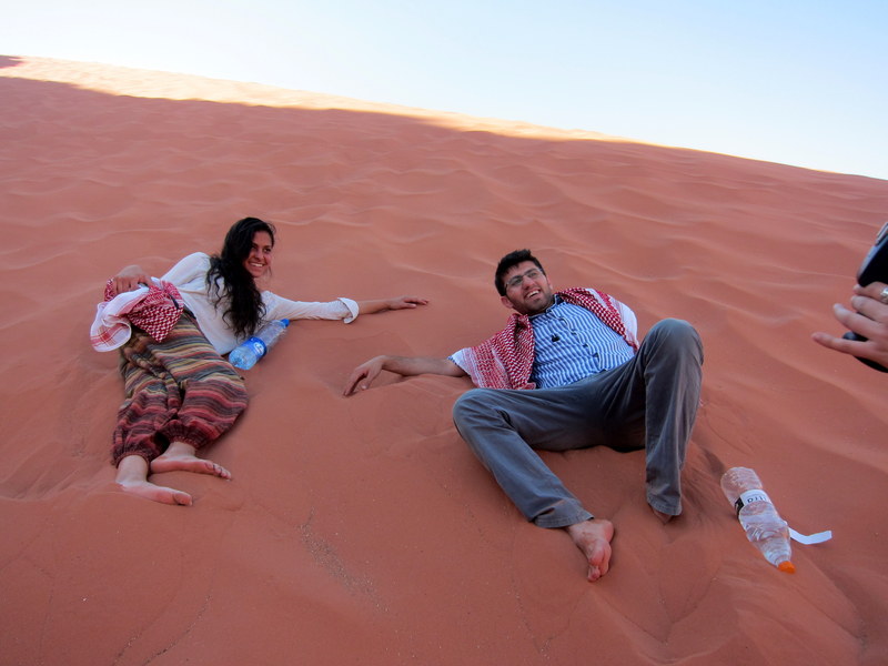 sand dune climbing