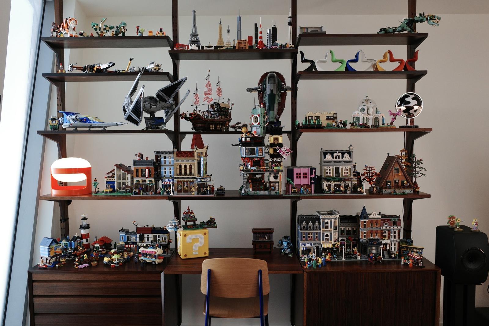 Living room Lego collection