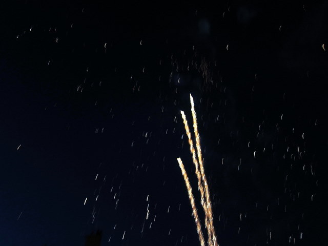 Fireworks launching