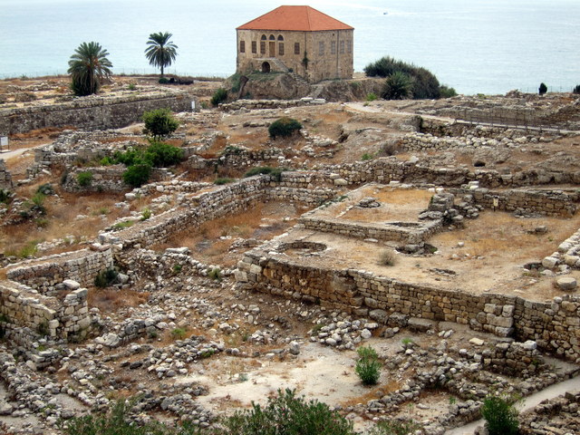 House and ruins