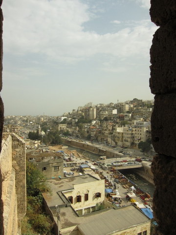 Tripoli through the castle window