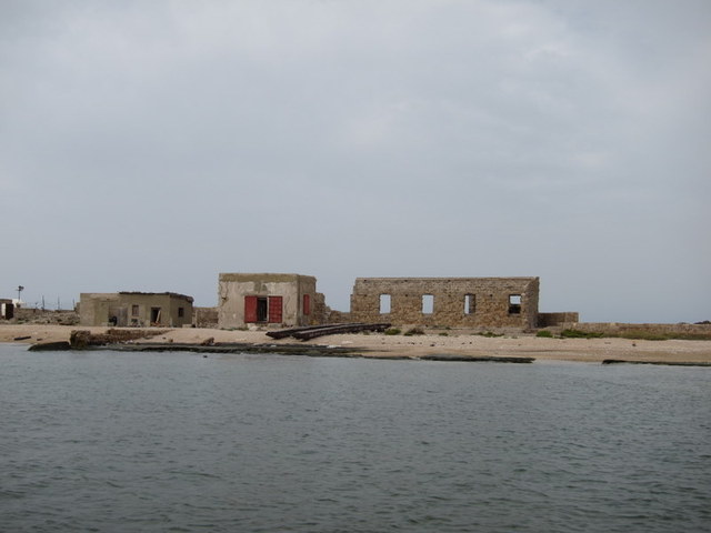 Ruins on the sea