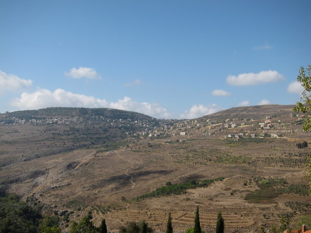 chouf from jumblatt balcony