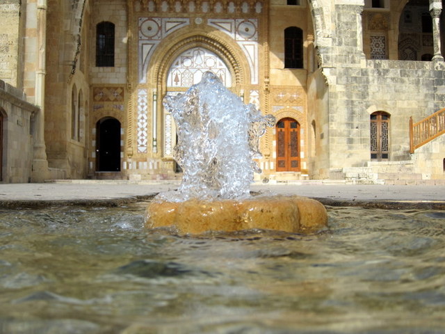 fountain at beiteddine